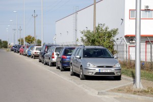 Novoizgrađena parking mesta u Privrednoj zoni MB