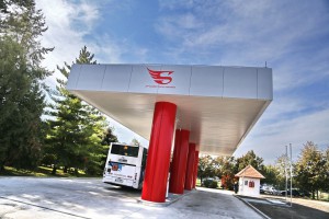 Novoizgrađena pumpna stanica za snabdevanje autobusa Subotica transa
