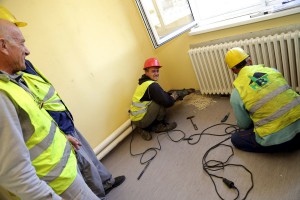 Obilazak radova na postavljanju sunčevih kolektora