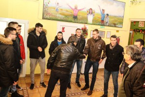 Poseta odbojkaša Spartaka povodom humanitarne akcije za štićenike doma