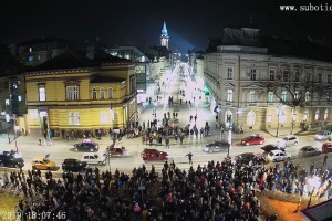 Protest "#1od5miliona" u Subotici