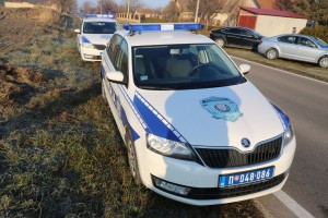 Uviđaj saobraćajne nezgode na zaobilaznom putu Subotica - petlja "Sever"