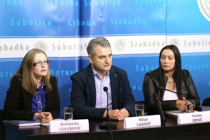 Konferencija za medije povodom rekonstrukcije dela ulice Maksima Gorkog