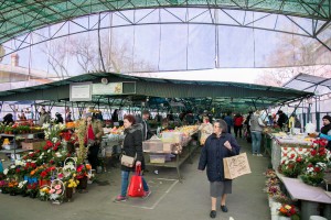 Obilazak zelenog bloka na Mlečnoj pijaci