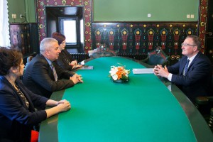 Sastanak gradonačelnika Labana i pokrajinskog sekretara za obrazovanje  i nacionalne manjine Mihalja Njilaša