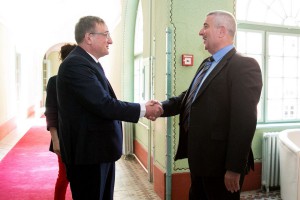 Sastanak gradonačelnika Labana i pokrajinskog sekretara za obrazovanje  i nacionalne manjine Mihalja Njilaša