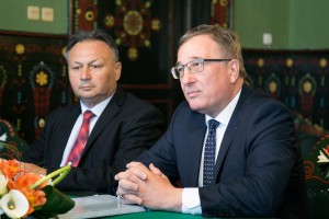 Sastanak gradonačelnika Labana i pokrajinskog sekretara za obrazovanje  i nacionalne manjine Mihalja Njilaša