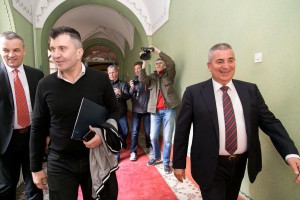 Prijem ministra Đorđevića kod gradonačelnika Labana