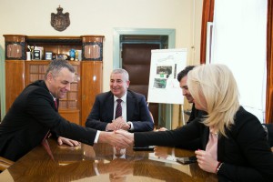 Prijem ministra Đorđevića kod gradonačelnika Labana