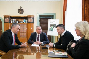 Prijem ministra Đorđevića kod gradonačelnika Labana