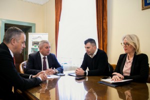 Prijem ministra Đorđevića kod gradonačelnika Labana