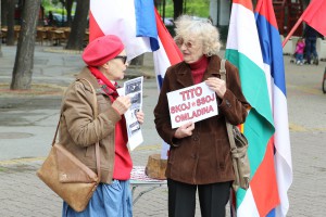 Prvomajski performans UG "Solidarnost" i "Centar – Tito – Központ"