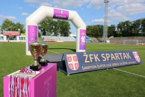 Svečanost uručenja šampionskog pehara ŽFK "Spartak"