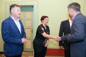 Prijem za Milorada Pupovca i saradnike kod gradonačelnika