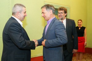 Prijem za Milorada Pupovca i saradnike kod gradonačelnika