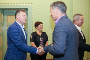 Prijem za Milorada Pupovca i saradnike kod gradonačelnika