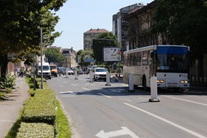 Radovi u ulici Maksima Gorkog (projekat rekonstrukcije "levo skretanje")