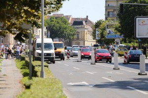 Radovi u ulici Maksima Gorkog (projekat rekonstrukcije "levo skretanje")