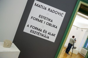 Otvaranje izložbe crnogorskog vajara Matije Radovića "Estetika forme i oblika"