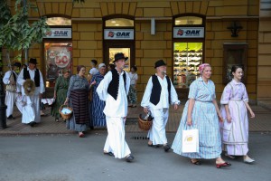 Polaganje venaca od žita na spomenik Risaru i spomen-bistu