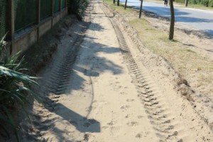 Оbeležavanje početka radova i obilazak gradilišta biciklističke staze