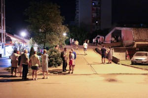 Gašenje požara na centralnim garažama u Šumskoj