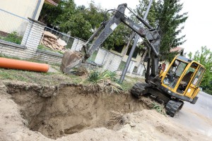 Radovi na izgradnji kanalizacije na Paliću