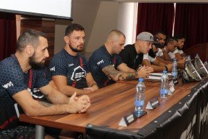 Najava MMA spektakla u Subotici i merenje takmičara