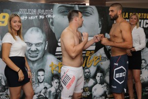 Najava MMA spektakla u Subotici i merenje takmičara