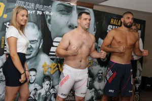 Najava MMA spektakla u Subotici i merenje takmičara