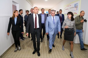 Obilazak rekonstruisane fiskulturne sale