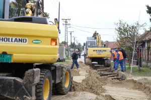 Obilazak radova na izgradnji kanalizacije u delu Mačvanske ulice