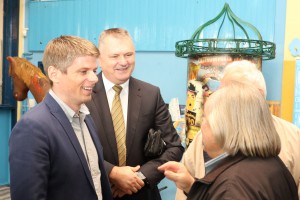 Arno Gujon uoči izvođenja dečije predstave pozorišta iz Gračanice