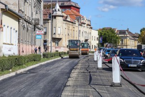 Asfaltiranje - radovi na levom skretanju