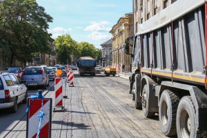 Asfaltiranje - radovi na levom skretanju