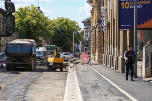 Asfaltiranje - radovi na levom skretanju