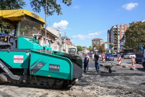 Asfaltiranje - radovi na levom skretanju