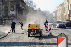 Radovi na proširenju saobraćajnice na delu Ulice Maksima Gorkog