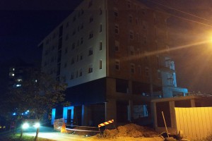 Na mestu nesreće na gradilištu u Ulici Jo Lajoša