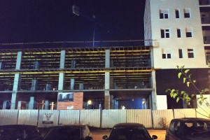 Na mestu nesreće na gradilištu u Ulici Jo Lajoša