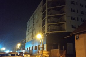 Na mestu nesreće na gradilištu u Ulici Jo Lajoša