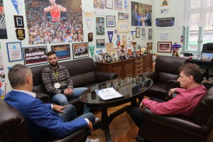 Prijem za "srebrnog" kikboksera Miloša Keljanovića