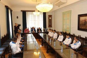 Prijem za tenisere, trenere i rukovodstvo Tenis kluba "Spartak"