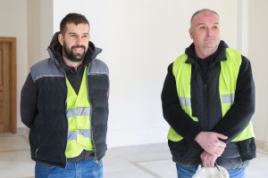 Obilazak unutrašnjosti pozorišta u izgradnji