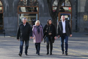 Obilazak unutrašnjosti pozorišta u izgradnji