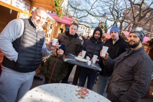 Prednovogodišnja atmosfera u centru grada na dnevnom dočeku