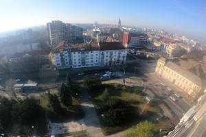 Raskrsnica ulica Maksima Gorkog, Đure Đakovića i Senćanskog puta