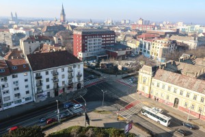 Raskrsnica ulica Maksima Gorkog, Đure Đakovića i Senćanskog puta