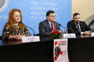 Najava gostovanja zagrebačkog kvarteta u subotičkoj Sinagogi