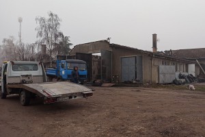 Požar u automehaničarskoj radionici u Kosovskoj ulici